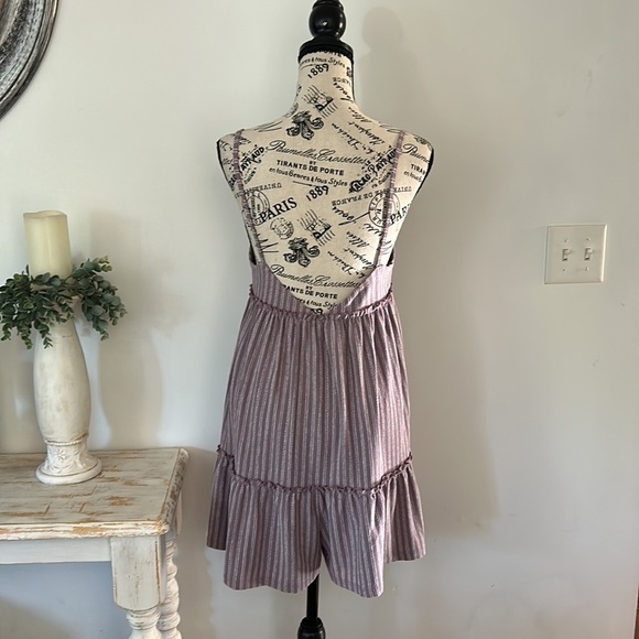 Pull & Bear Striped Baggy Romper Womens size L - Picture 5 of 9